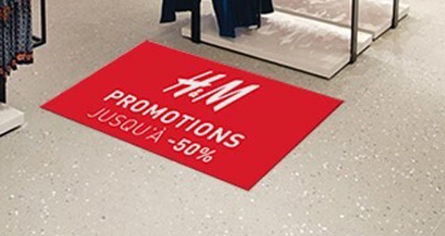 Imprimez votre logo sur un tapis d'accueil évènementiel